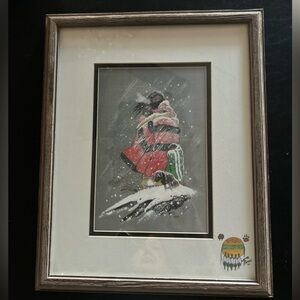 William T Zivic Western Artist Numbered Print 4/30 Signed On Back-Framed